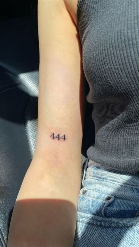 444 tattoo|The Meaning Behind the 444 Tattoo: Exploring。